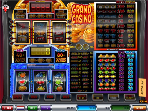 Grand Casino Slots Game Reels
