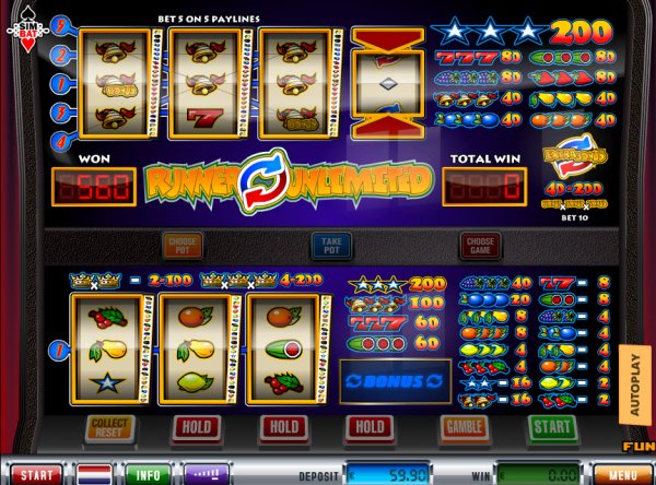 Runner Unlimited Slots Top Game Win