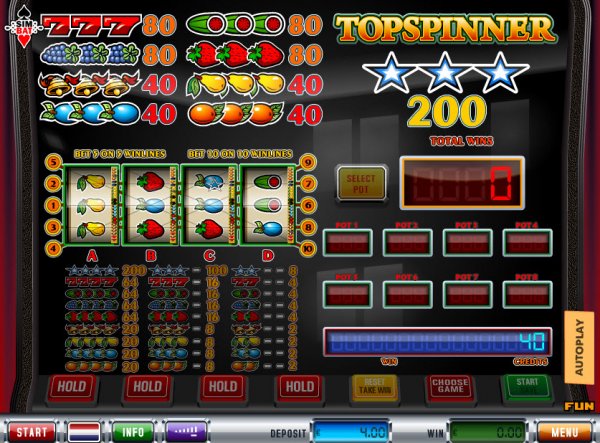 TopSpinner Slot Game