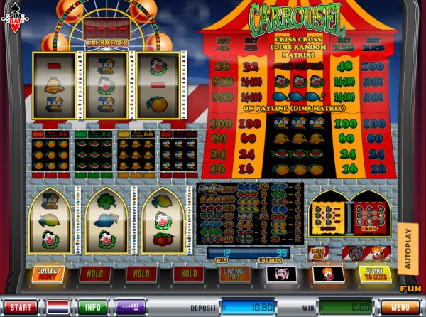 Carrousel Slot Game Screen