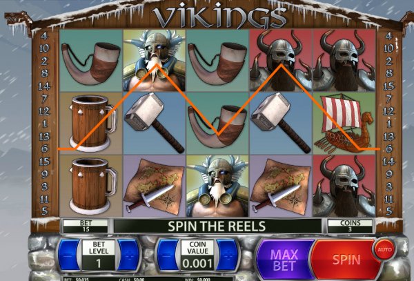 Vikings Penny Slots Game Reels