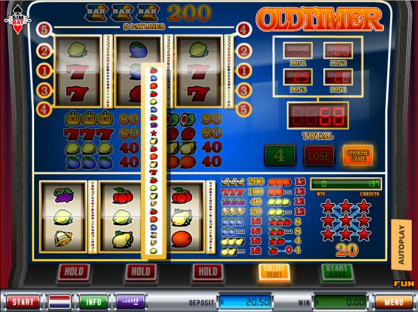 Old Timer Slot game from Simbat