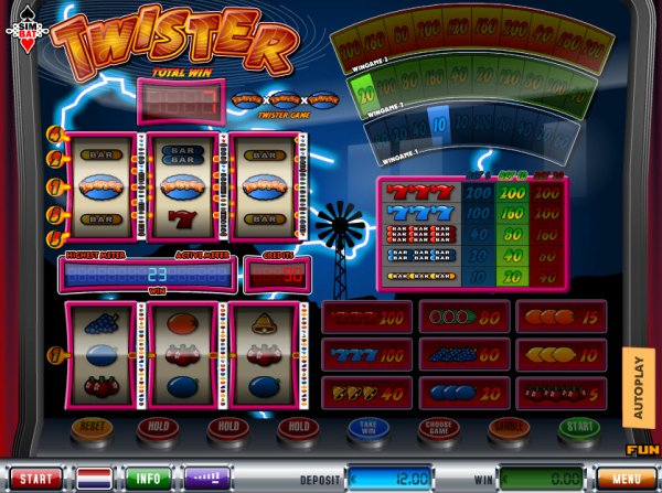 Twister Slot Game