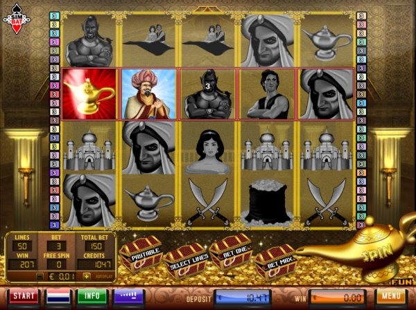 Aladdin Slots Game Reels