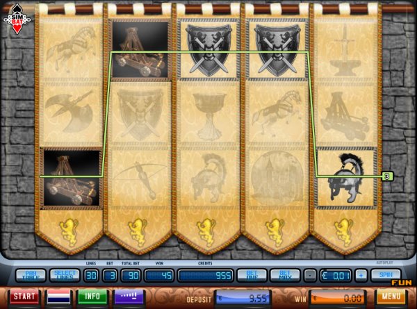 Arthur's Quest Slots game Reels