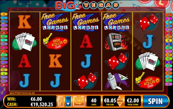 Big Vegas Slot Free Games Trigger