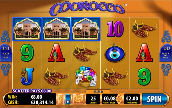 Morocco Slot Game Reels