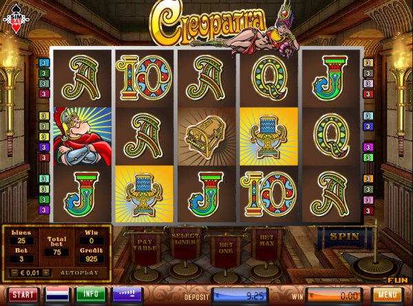 Cleopatra Slots Game Reels