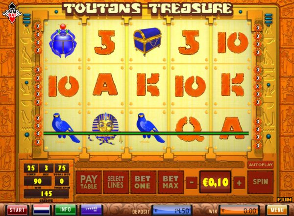 Toutan's Treasure Slots Game Reels