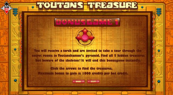 Toutan's Treasure Slots Bonus Game 1