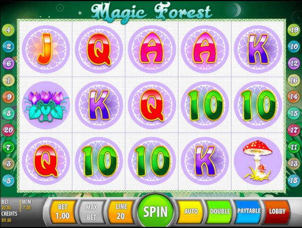 Magic Forest Slot Game Reels