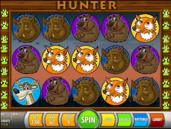 Hunter Slot Game Reels