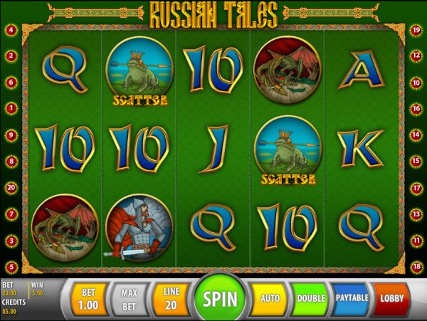 Russian Tales Slot Game Reels