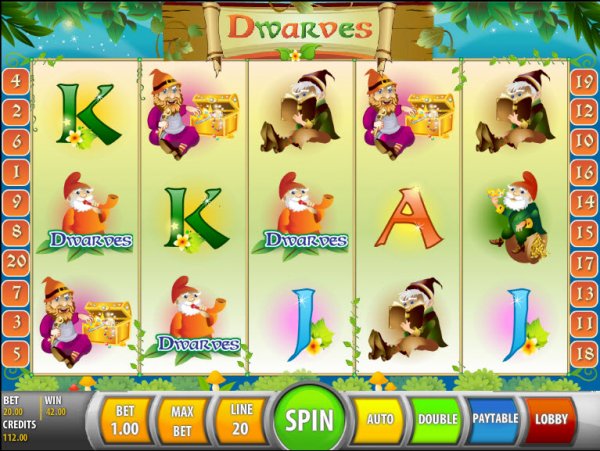 Dwarves Slot Game Reels