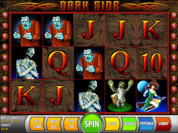 Dark Side Slot Game Reels