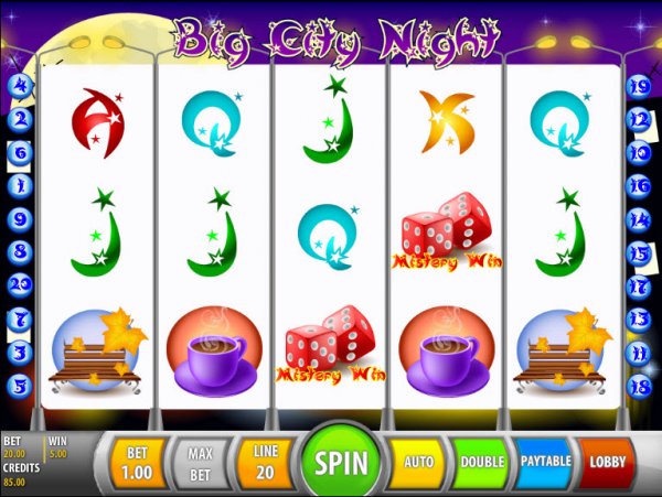 Big City Night Slot Game Reels
