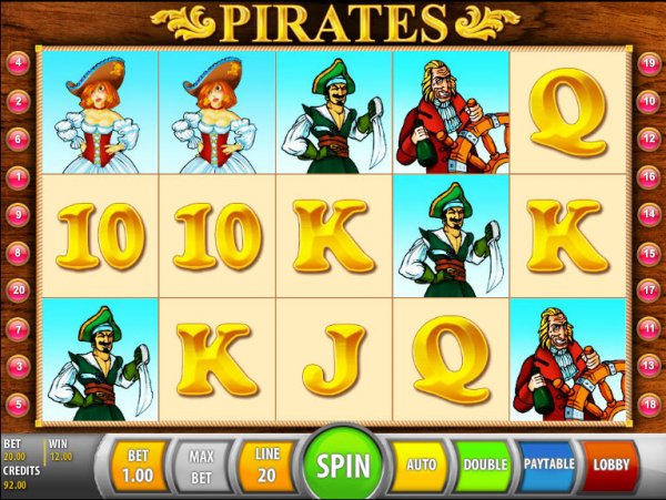 Pirates Slot Game Reels