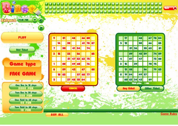 Bingo Game - SGS Universal