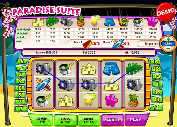 Paradise Suite Slot Game