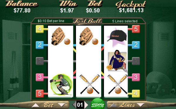 Fast Ball Jackpot Slot Game Reels