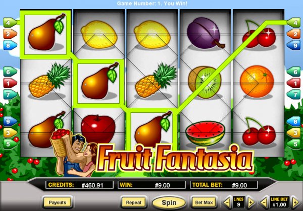 Fruit Fantasia Slot Game Reels