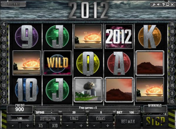 2012 Slot Game Reels
