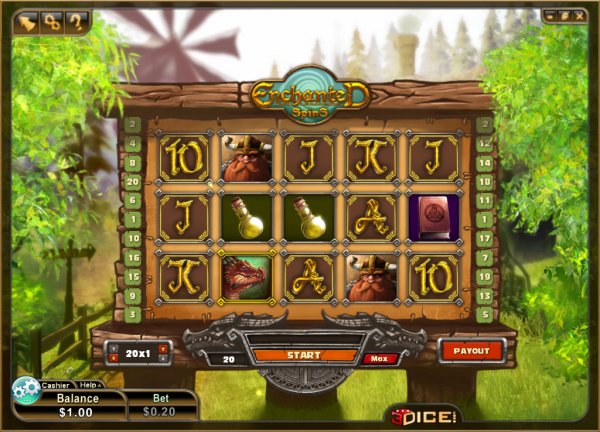Enchanted Spins Slot Game Reels