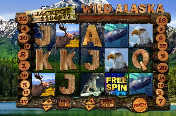 Wild Alaska Slot game Reels