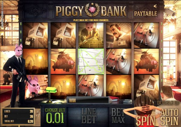 Piggy Bank Slot Game Reels