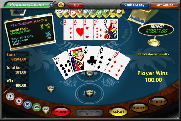 Stud Poker Winning Hand