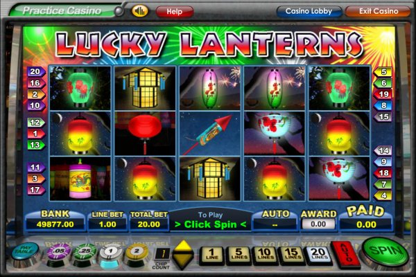Lucky Lanterns Slot Game Reels
