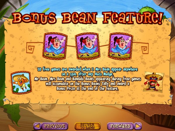 Jumping Beans Slot Bonus