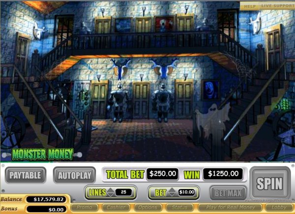 Bonus Round from Monster Money Slots by Vegas Technology