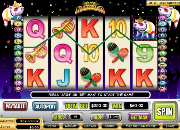 Screenshot of La Fiesta Slots by Vegas Technology