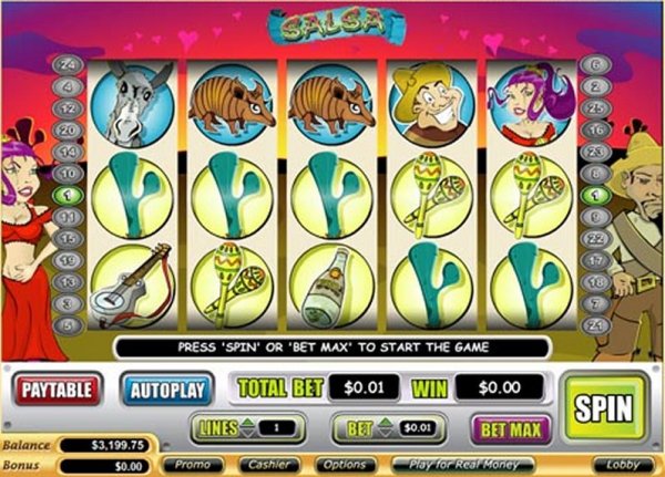 Screenshot of Salsa Slots by Vegas Technology