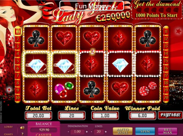 Lady Luck Slot Game Reels