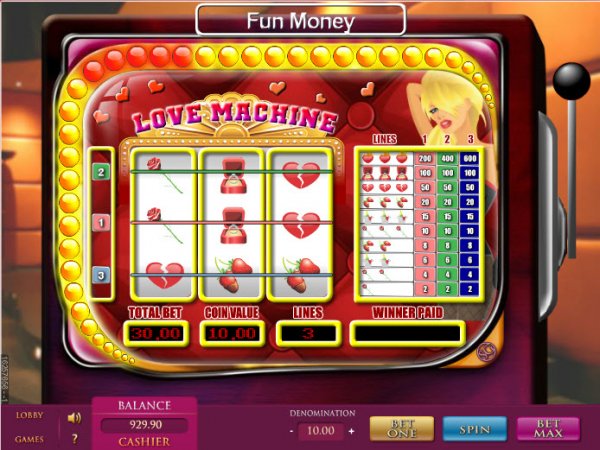Love Machine Slot Game