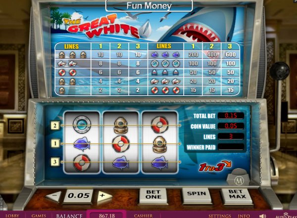 The Great White Slot Game