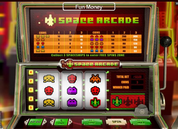 Space Arcade Slot Game 