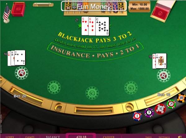 American Blackjack Game