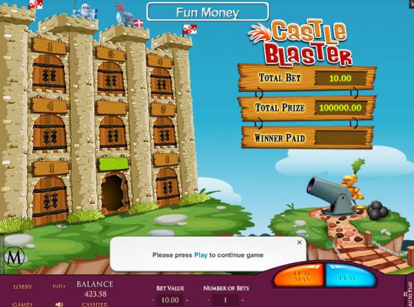 Castle Blaster Game