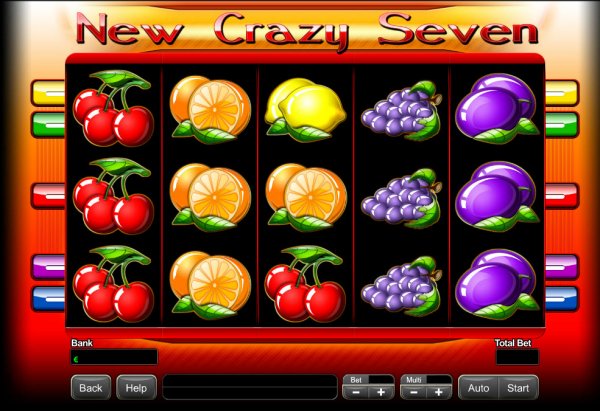 New Crazy Seven Slot Game Reels