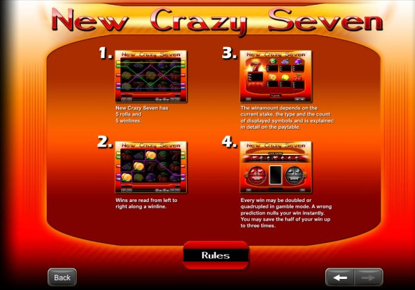 New Crazy Seven Slot Game Rules