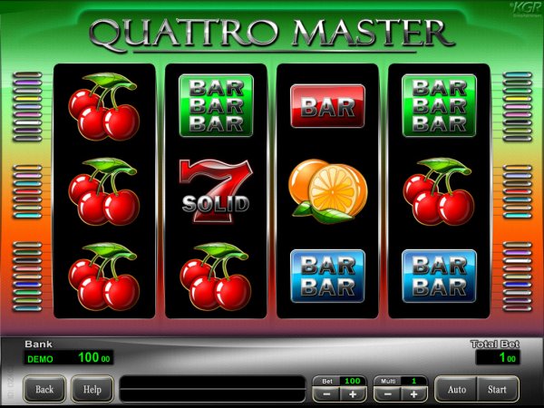 Quattro Master Slot Game Reels