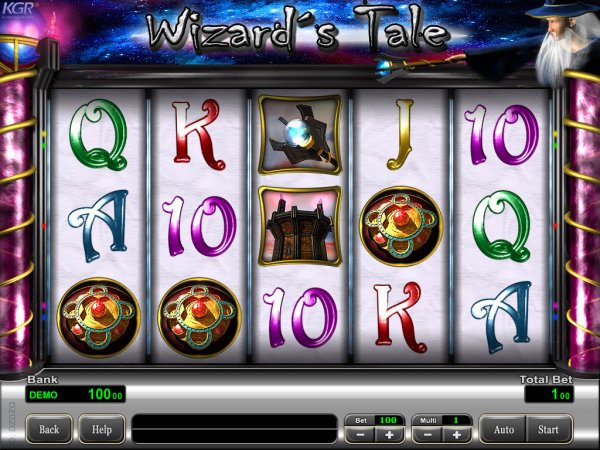 Wizard's Tale Slot Game Reels