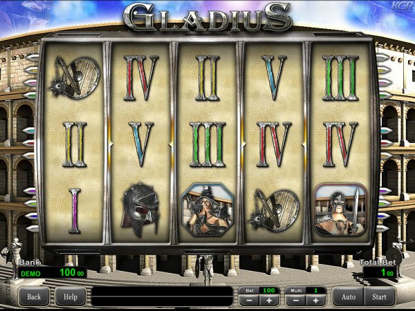 Gladius Slot Game Reels