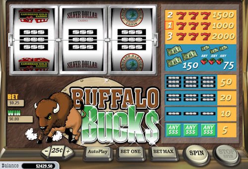 Screenshot of Buffalo Bucks Slots by Vegas Technology
