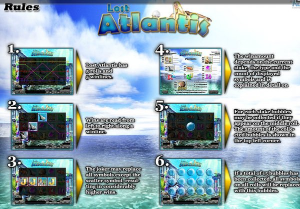 Lost Atlantis Slot Rules