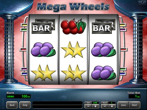 Mega Wheels Slot Game Reels