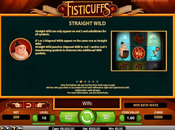 Fisticuffs Slot  Straight Wild